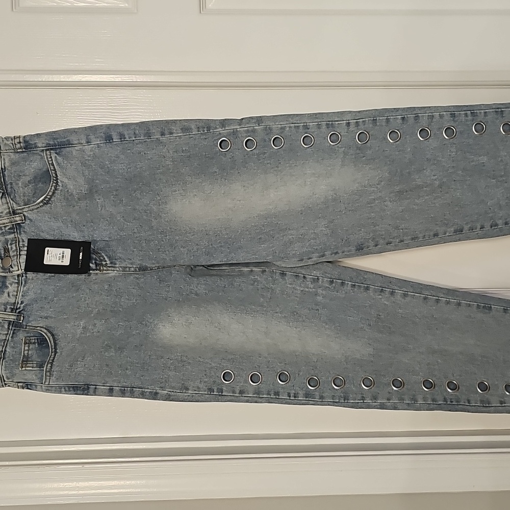 Fashion Nova Light Blue Denim Jeans
